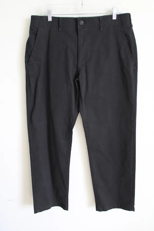 Lee Rings Lee Straight Fit Extreme Comfort Black Chino Pants 36X29