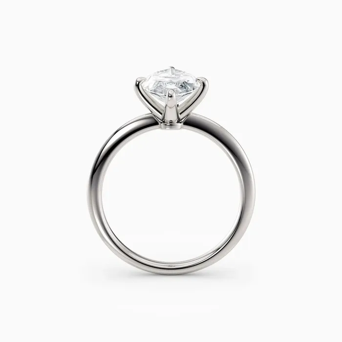 Lolo Thin Marquise Cut Solitaire Engagement Ring Honey Jewelry Co Rings
