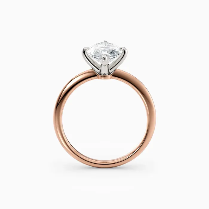 Lolo Thin Marquise Cut Solitaire Engagement Ring Honey Jewelry Co Rings