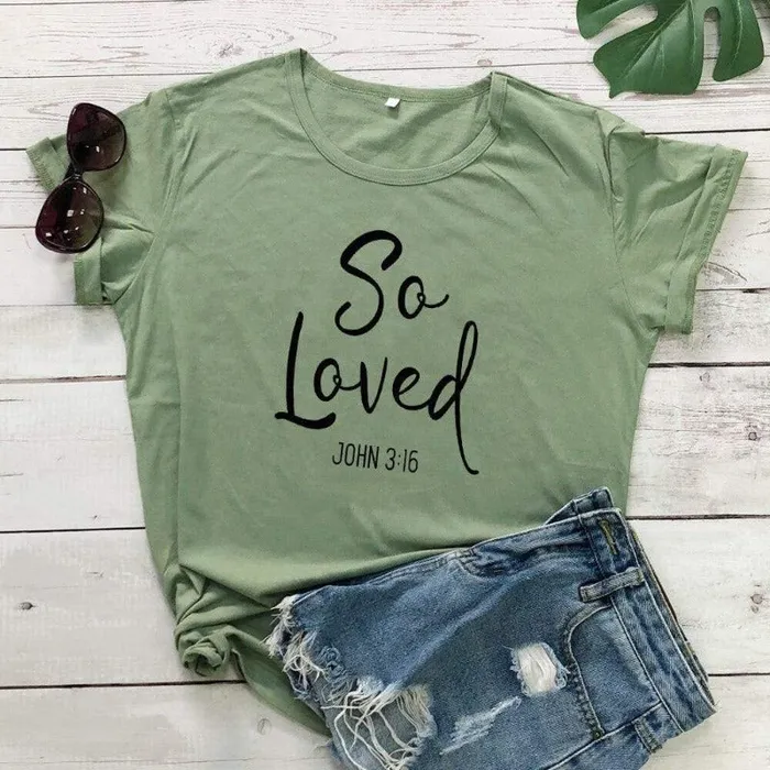 Lords Guidance Earrings Christian TShirt br So Loved