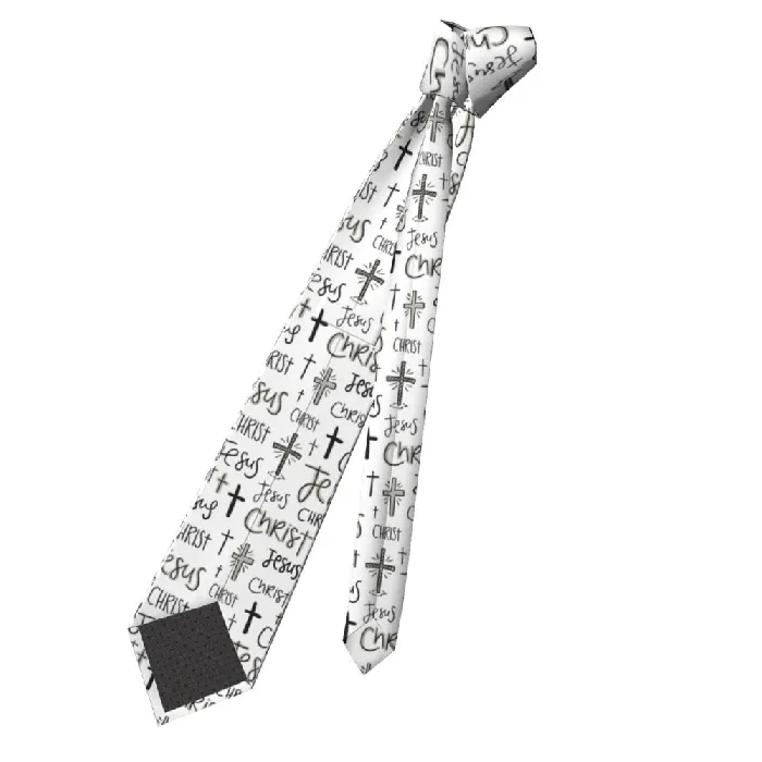 Lords Guidance Necklaces Christian Symbols and Words Necktie