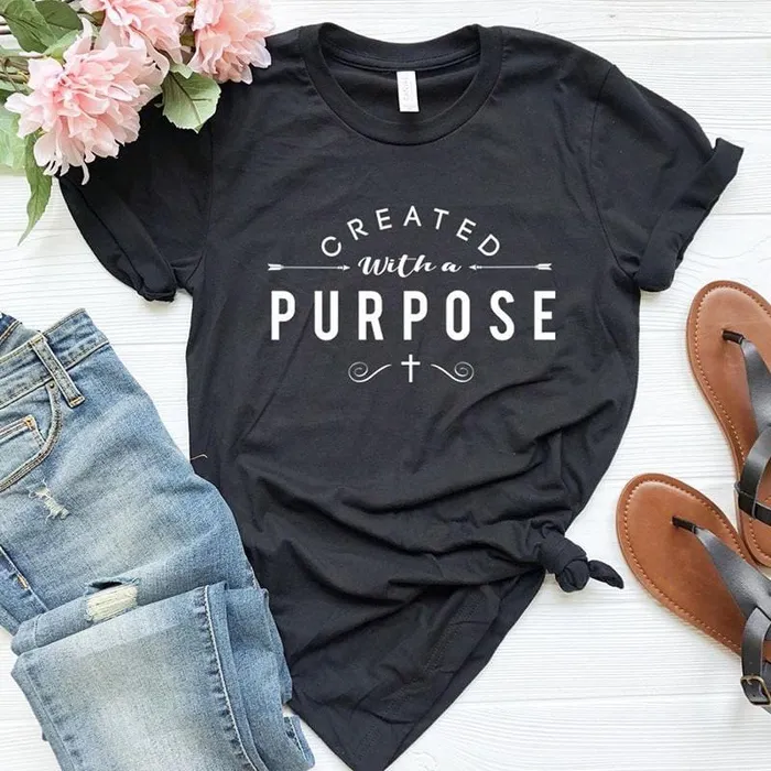 Lords Guidance Necklaces Christian TShirt br Created With A Purpose
