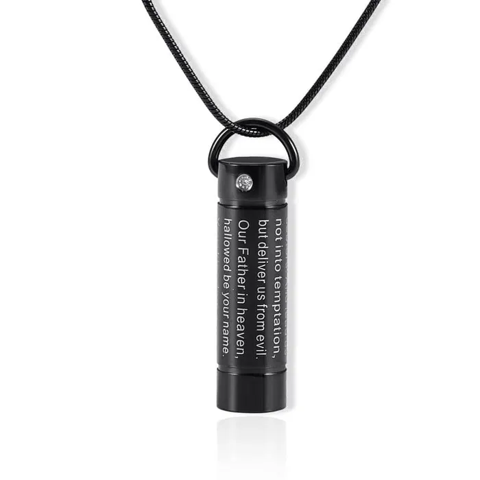 Lords Guidance Necklaces Mens Christian Necklace br Urn Necklace