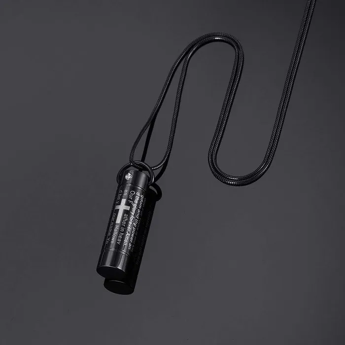 Lords Guidance Necklaces Mens Christian Necklace br Urn Necklace