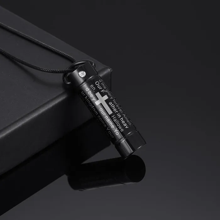 Lords Guidance Necklaces Mens Christian Necklace br Urn Necklace