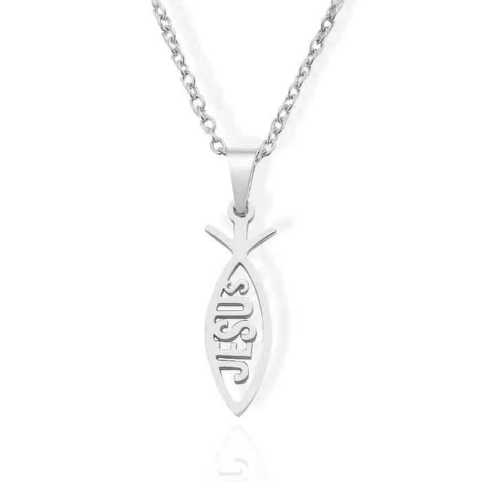 Lords Guidance Necklaces Womens Christian Necklace br Jesus Fish