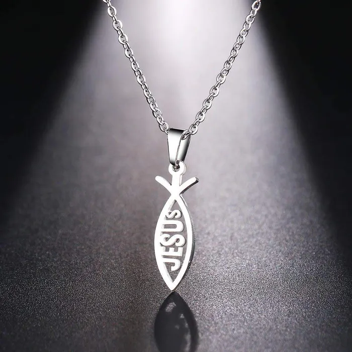 Lords Guidance Necklaces Womens Christian Necklace br Jesus Fish