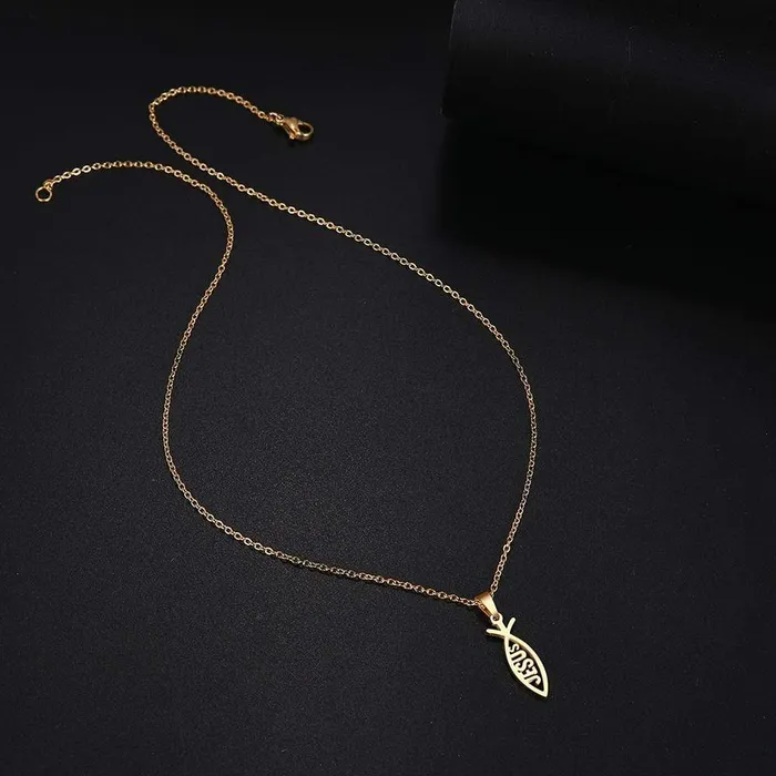 Lords Guidance Necklaces Womens Christian Necklace br Jesus Fish