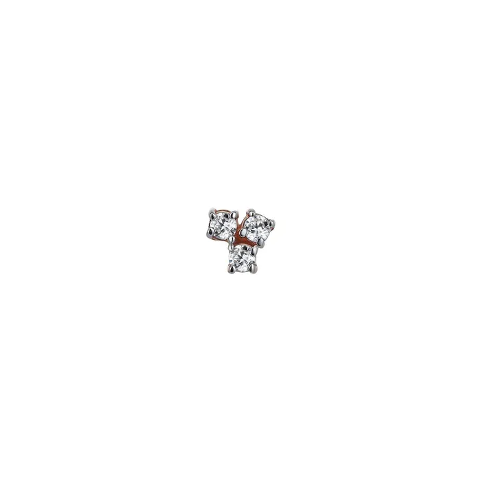 Lumiere Trio Stud Earring Kismet by Milka Earrings