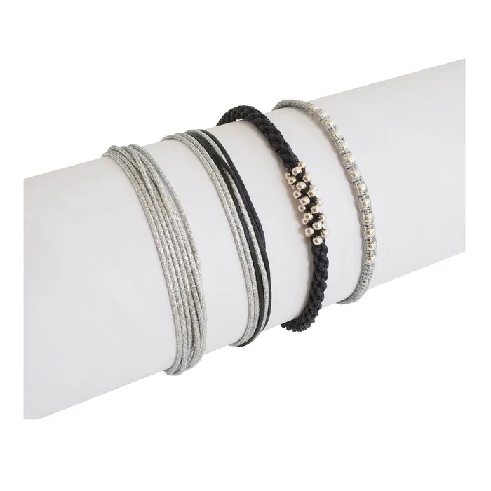 Macrala Bracelets Metallic Hilos Macrame Bracelet
