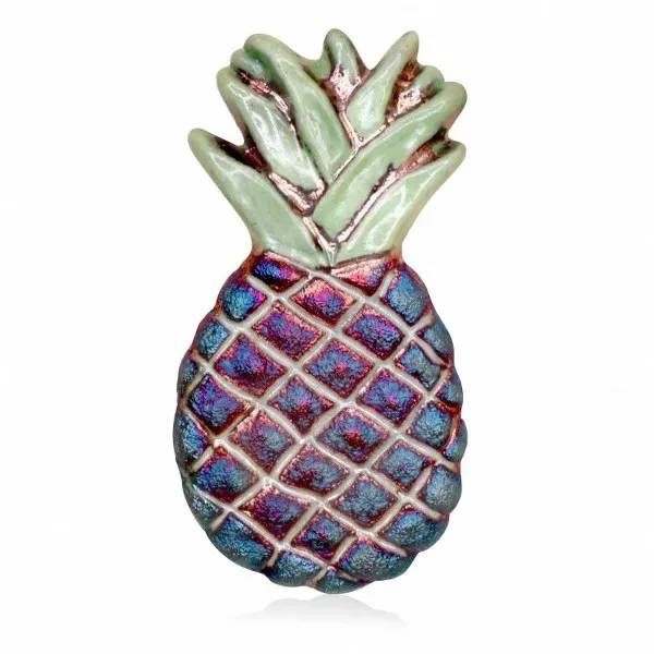 Magnet Raku Pineapple JOYCRAFTERSINC Earrings
