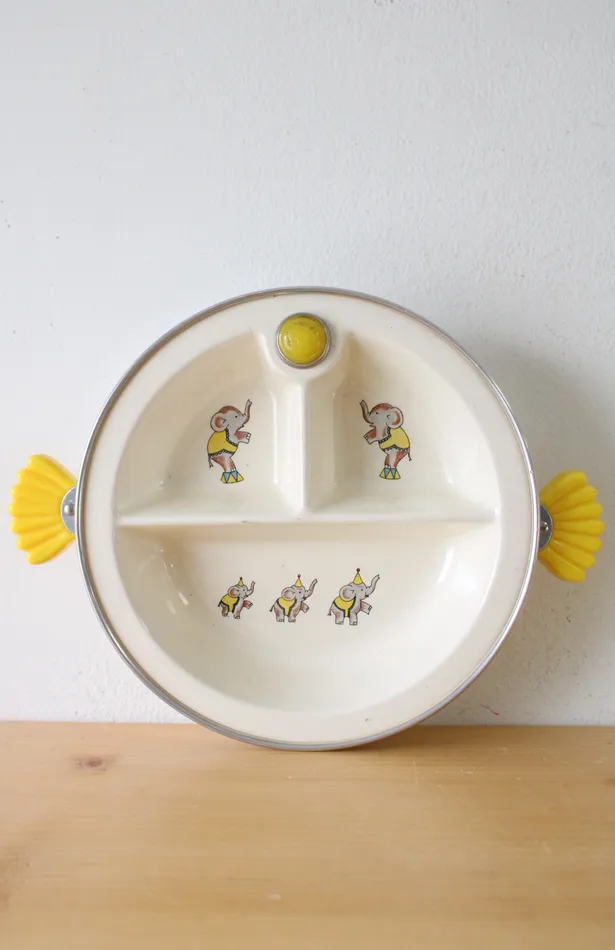 Majestic Necklaces Majestic Vintage 1950s Ceramic Metal Baby Food Warming Divided Dish Majestic Necklaces Majestic Vintage 1950s Ceramic Metal Baby Food Warming Divided Dish