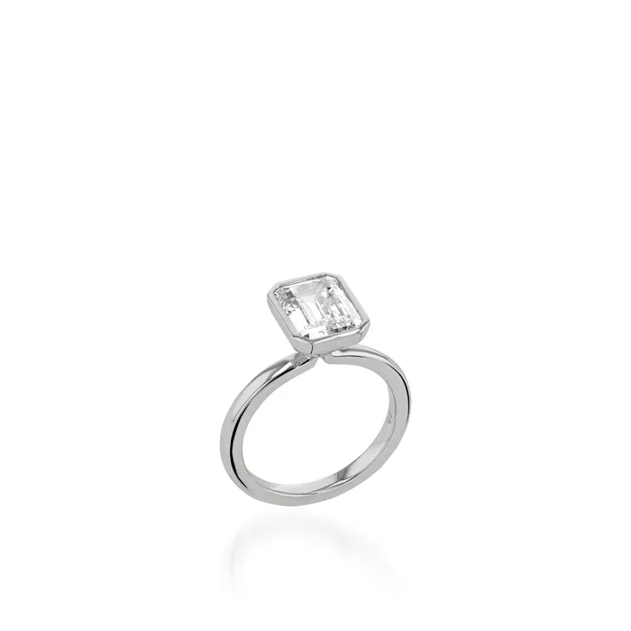 Mandy White Gold Engagement Ring John Atencio Rings
