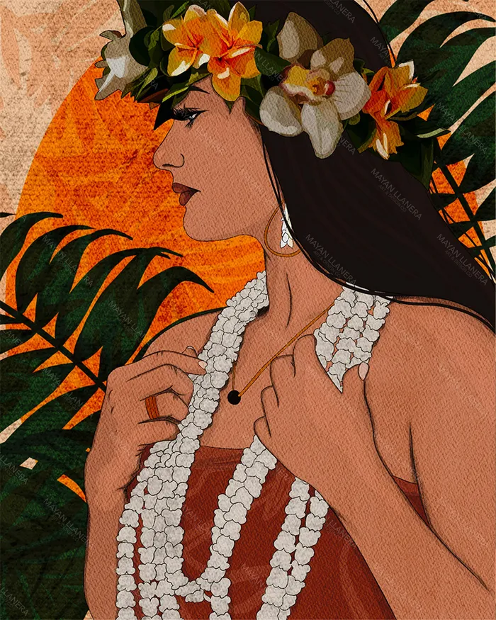 MAYANLLANERA Lani Art Print by Mayan Llanera 11x14 Earrings