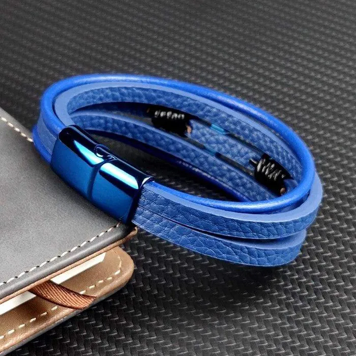 Mens Cross Bracelet br Blue Cross Lords Guidance Bracelets