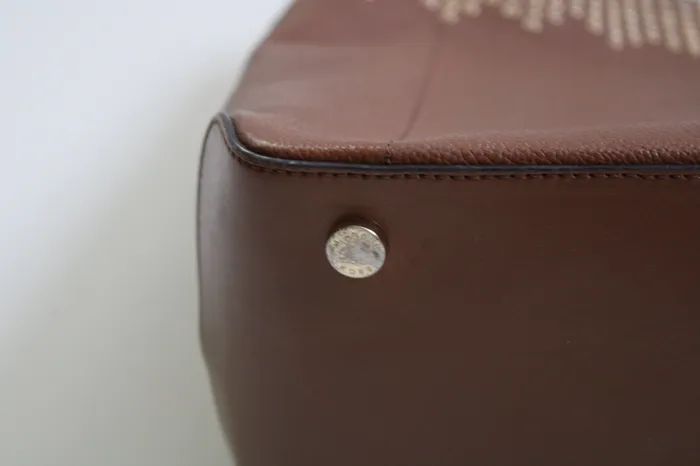 Michael Kors Hayes Collection Grommet Bucket Tote Purse Michael Kors Earrings