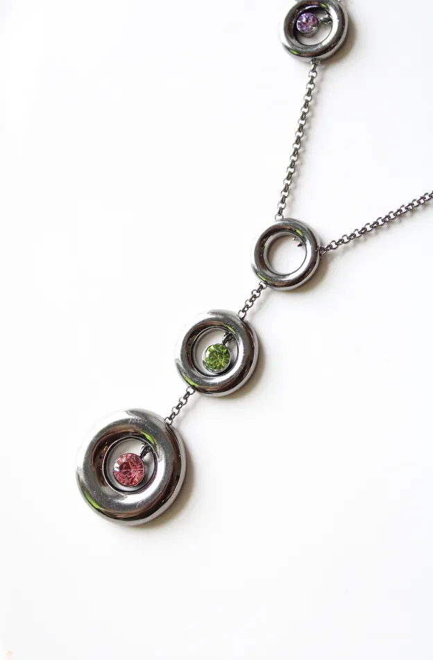 Michael Kors Necklaces Michael Kors Gunmetal Statement Circle Necklace