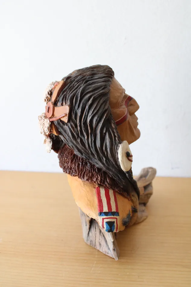 Mill Creek Studios Distant Thunder Stephen Herrero Native American Bust Mill Creek Studios Earrings