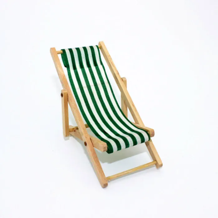 Miniature Beach Chair Doll House Accessories CJ Earrings