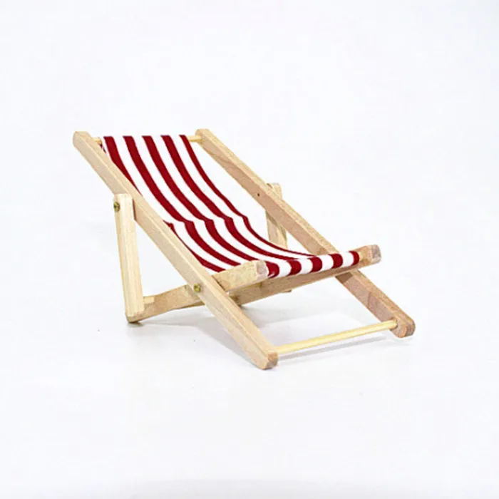 Miniature Beach Chair Doll House Accessories CJ Earrings