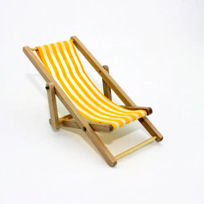 Miniature Beach Chair Doll House Accessories CJ Earrings