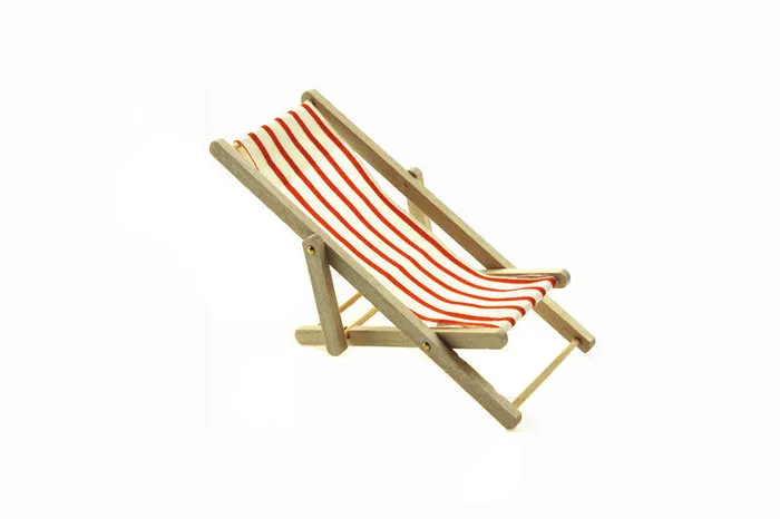 Miniature Beach Chair Doll House Accessories CJ Earrings