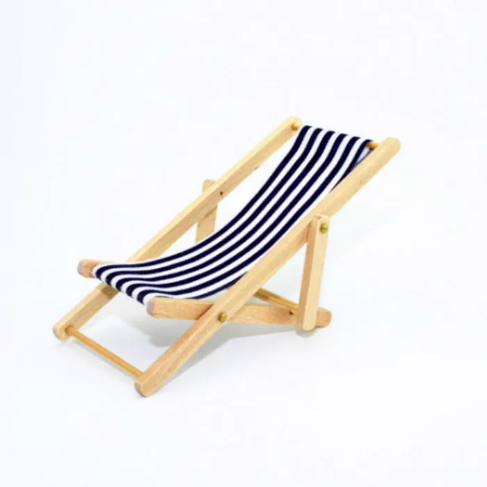 Miniature Beach Chair Doll House Accessories CJ Earrings