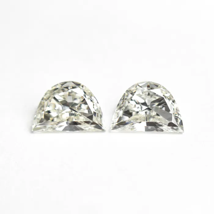 Misfit Diamonds 081cttw 2pc 612x422x218mm 616x426x215mm VVS HI Half Moon Brilliant Matching Pair 2552101 Necklaces Misfit Diamonds 081cttw 2pc 612x422x218mm 616x426x215mm VVS HI Half Moon Brilliant Matching Pair 2552101 Necklaces