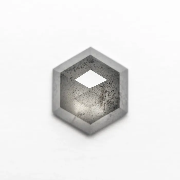 Misfit Diamonds Earrings 236ct 942x819x395mm Hexagon Rosecut 2233604