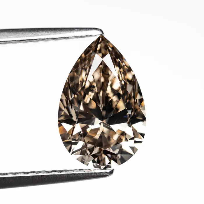 Misfit Diamonds Necklaces Salt and Pepper Brilliant Diamond 205ct Pear