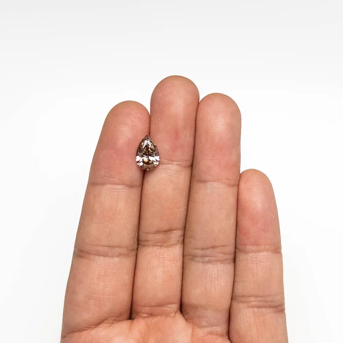 Misfit Diamonds Necklaces Salt and Pepper Brilliant Diamond 205ct Pear