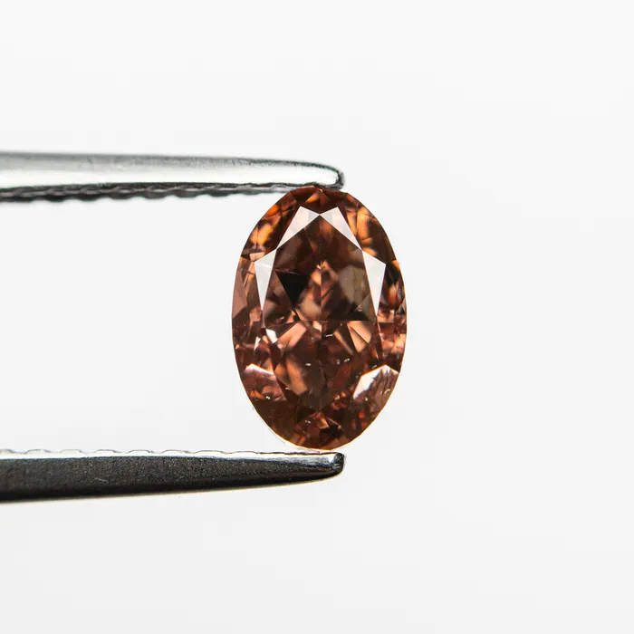 Misfit Diamonds Rings 080ct 664x433x325mm GIA SI2 Fancy Deep Brownish Orangy Pink Oval Brilliant 2416201