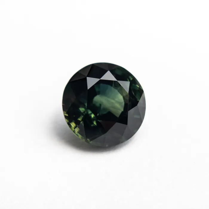 Misfit Gems Rings TealGreen Brilliant Sapphire 219ct Round