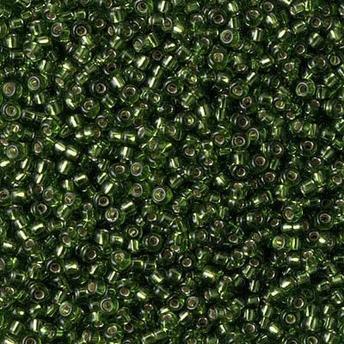 Miyuki Seed Beads 110 Silver Lined Olive 0026NEW Peppy Beads Rings
