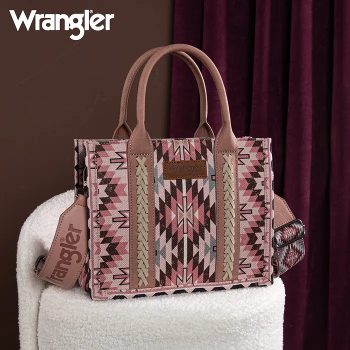 MONTANA WEST Earrings Wrangler Southwestern Pattern Dual Sided Print ToteCrossbody DARK PINK MONTANA WEST Earrings Wrangler Southwestern Pattern Dual Sided Print ToteCrossbody DARK PINK
