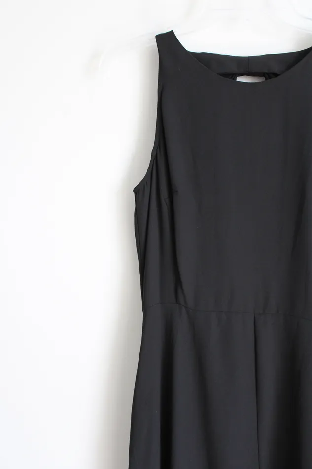 Nanette Lepore Black Lace Bottom Bow Back Dress 6 Nanette Lepore Rings
