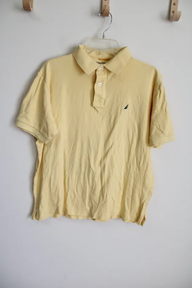 Nautica Earrings Nautica Yellow Polo Shirt M