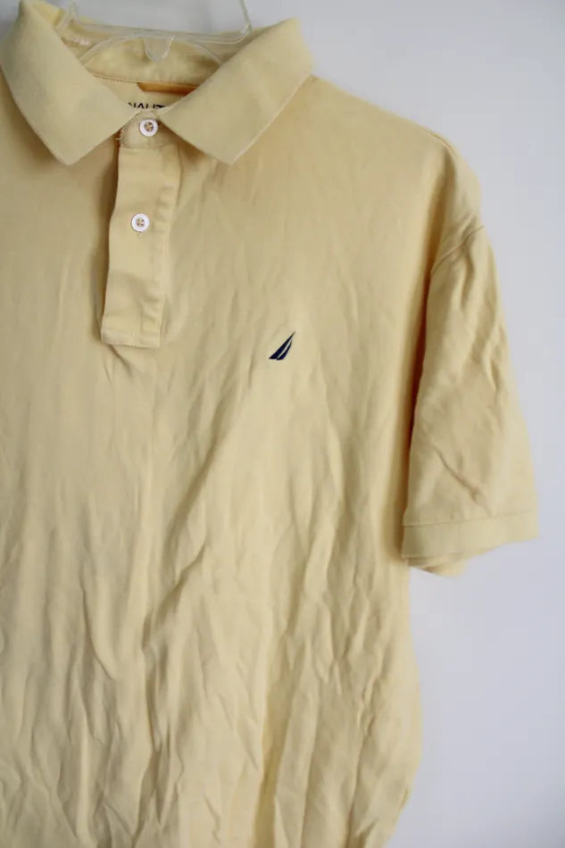 Nautica Earrings Nautica Yellow Polo Shirt M
