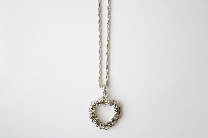 Necklaces 925 Sterling Silver Heart Necklace Jubilee Thrift