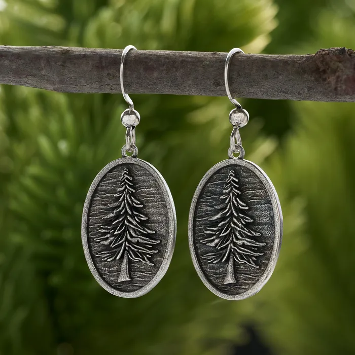 Necklaces Chadds Ford Jewelry Vintage Oval Pine Tree Gift Set