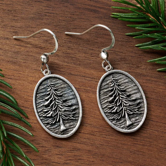 Necklaces Chadds Ford Jewelry Vintage Oval Pine Tree Gift Set