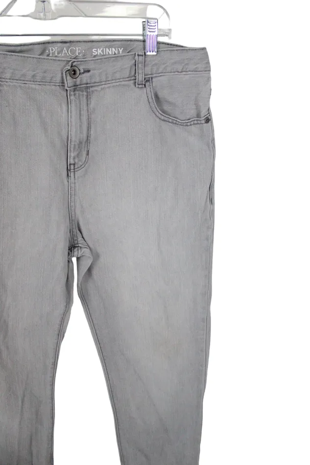 Necklaces Childrens Place Cat Jack Gray Wash Skinny Jeans 18 Husky