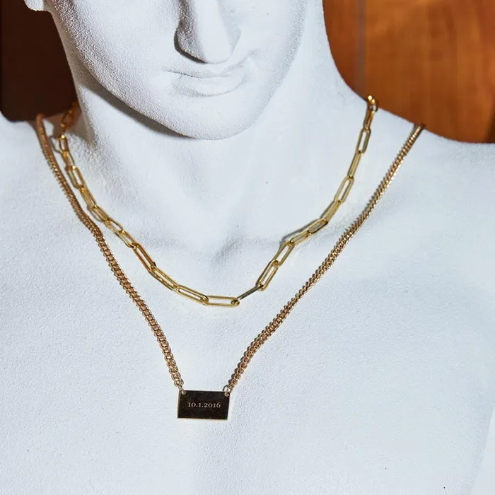 Necklaces Consider the Wldflwrs Paper Clip Chain Necklace