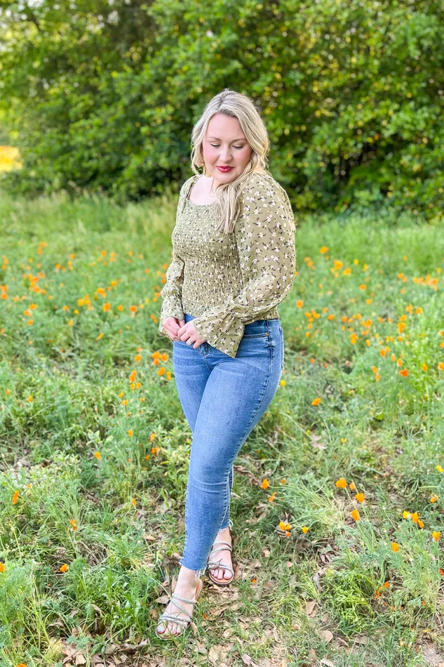 Necklaces Different For Girls Smocked Floral Top Southern Grace