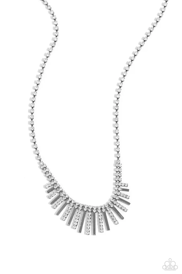 Necklaces FLARE to be Different Black Paparazzi Accessories