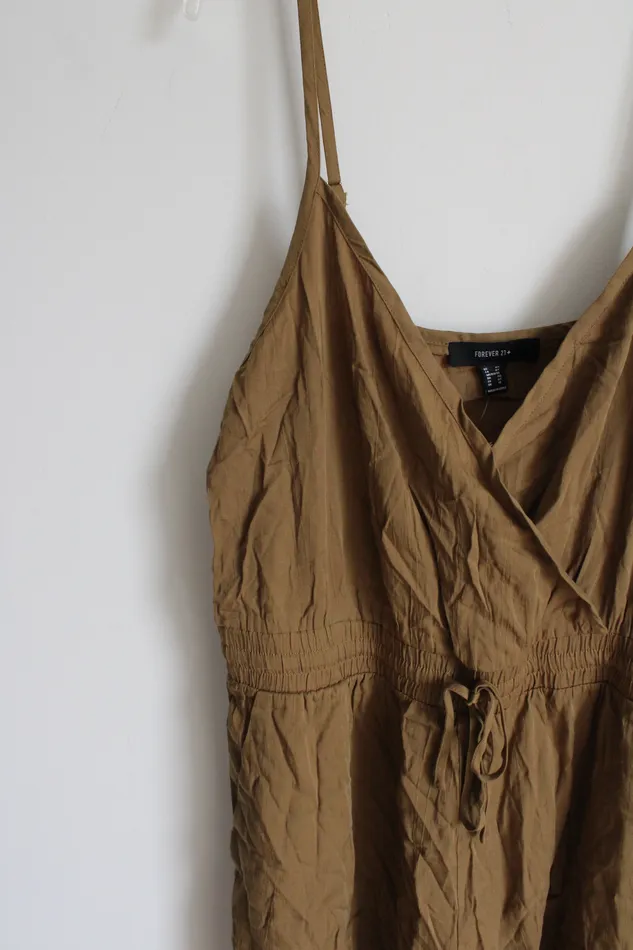 Necklaces Forever 21 Forever 21 Olive Green Romper 0X