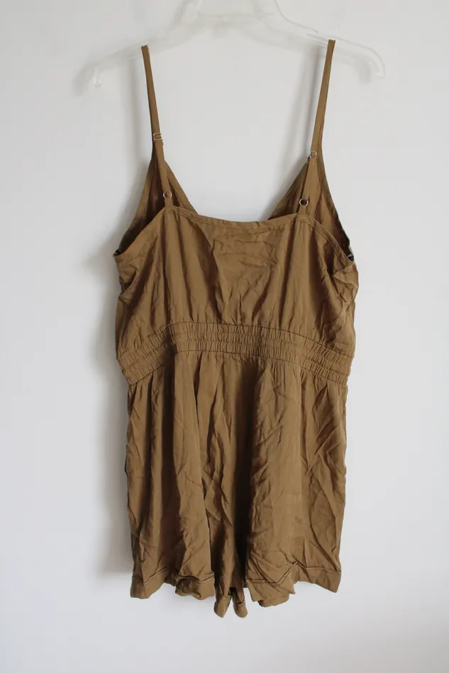 Necklaces Forever 21 Forever 21 Olive Green Romper 0X
