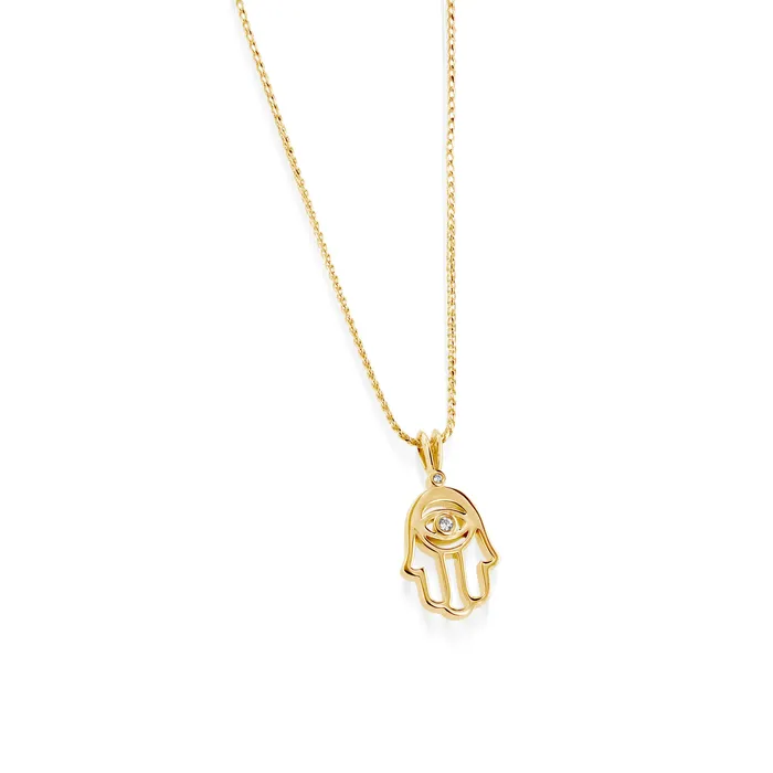 Necklaces Hamsa Diamond Pendant John Atencio
