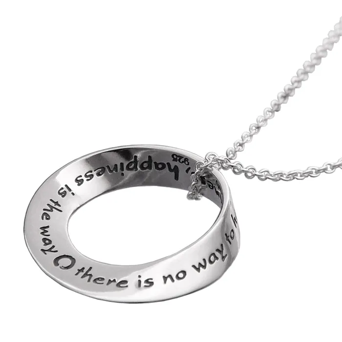 Necklaces Happiness Is The Way Necklace DharmaCrafts