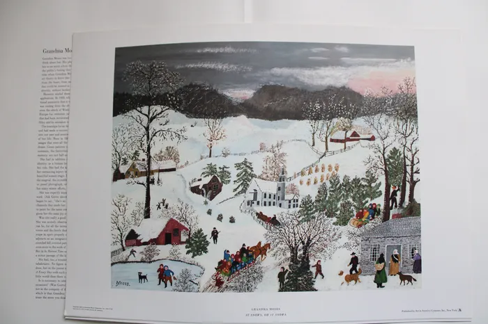 Necklaces Jubilee Thrift A Portfolio Of Eight Paintings By Grandma Moses